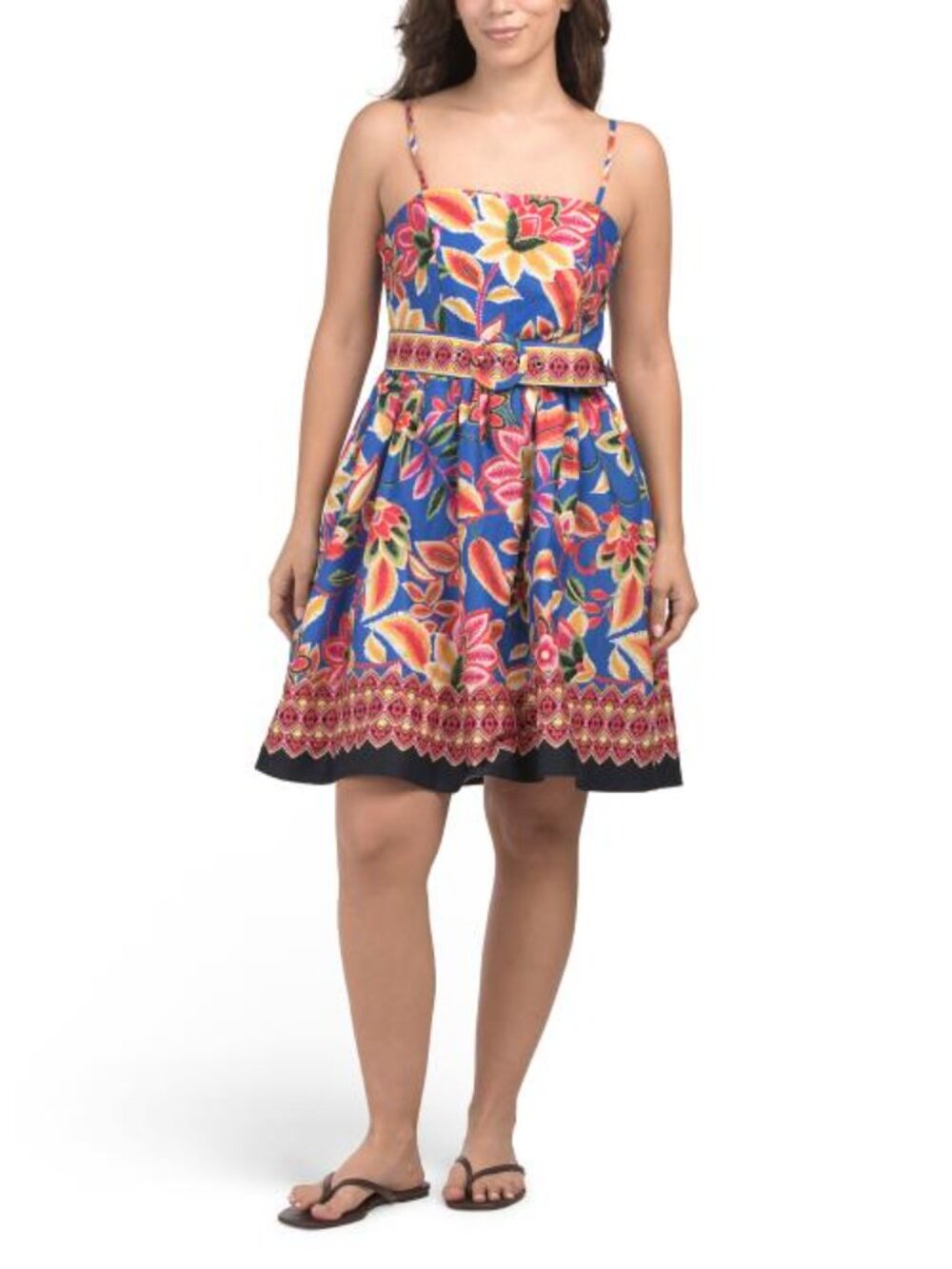 Cynthia Rowley Floral Mini Dress Fit and Flare Full Skirt Size 10 NWT